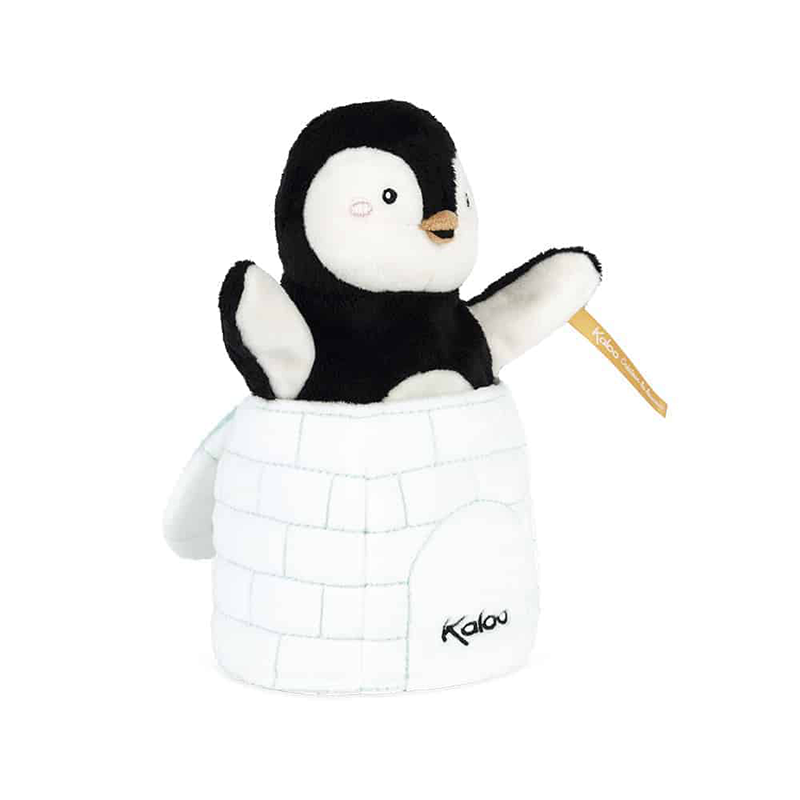 Peluche Marionnette Pingouin Surprise Kaloo
