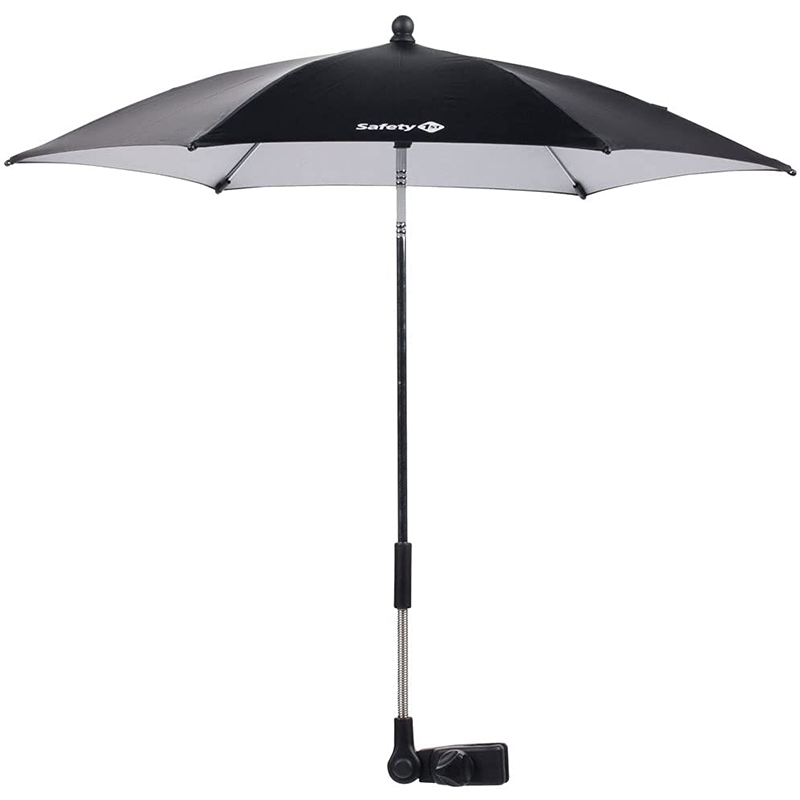 Parasol Noir Safety 1ST Pour Poussette UV 50 Clip Universel Parasol Noir Safety 1ST Pour Poussette UV 50 Clip Universel