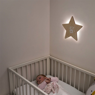 Applique Murale Collection en Bois avec Empreinte - Baby Art