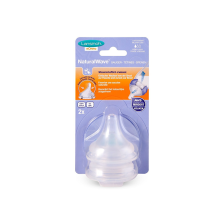 Lot de 2 tétines débit lent Natural Wave - Lansinoh Lot de 2 tétines débit lent Natural Wave - Lansinoh