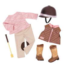 Tenue Deluxe Ensemble équitation rose - Our Generation Tenue Deluxe Ensemble équitation rose - Our Generation