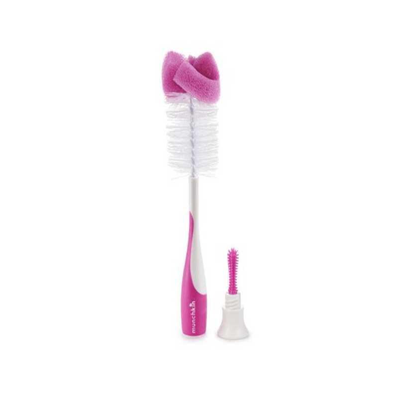 Goupillon pour Biberons et Tétines Rose Munchkin Goupillon pour Biberons et Tétines Rose Munchkin