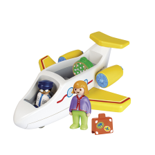 Avion avec ensemble de jeu pour passagers Playmobil