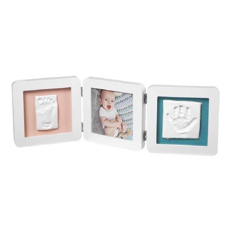 Cadre photo empreinte Baby Art Double Print Frame Blanc