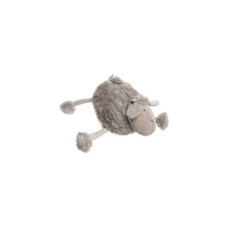 Peluche mouton foulard taupe Atmosphera Peluche mouton foulard taupe Atmosphera