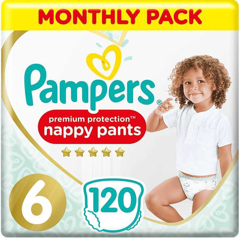 Couches-Culottes Taille 6 - Pack Géant x28 culottes +15 kg Pampers Active Fit Pants