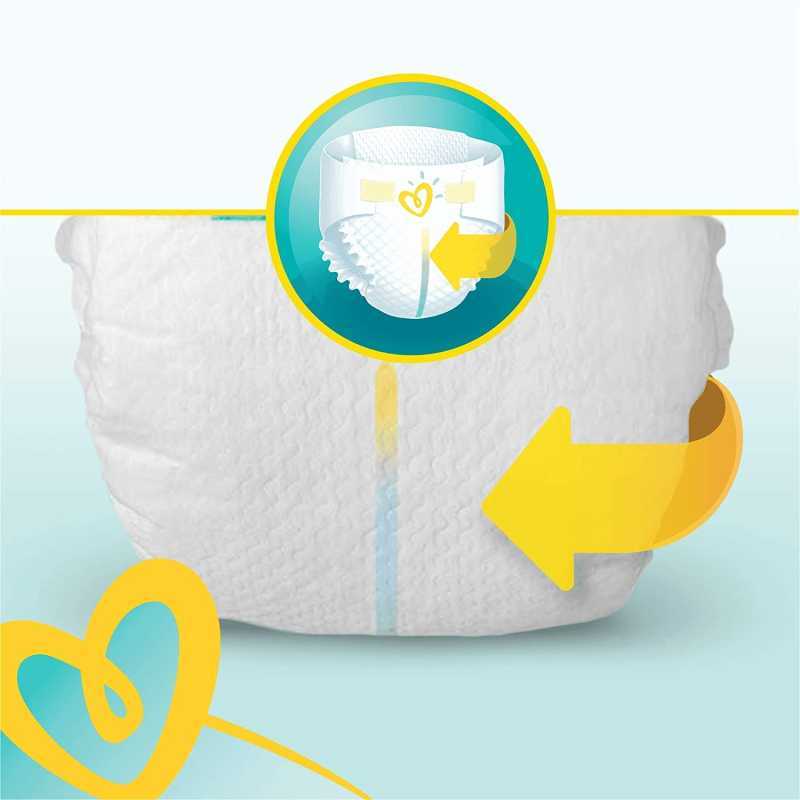 Pampers - Premium protection Couches Taille 3 (6-10 kg) - Pack 1 mois (x204 couches)