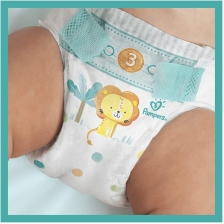 Pampers - Baby Dry Couches Taille 4+ (10-15 kg) - Pack 1 mois (152 couches)