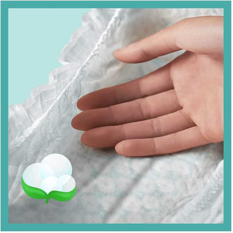 Pampers - Baby Dry Couches Taille 4+ (10-15 kg) - Pack 1 mois (152 couches)