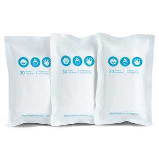 Pack de Lingettes de Rechange Comprend 3 x 30 Lingettes Brica Munchkin