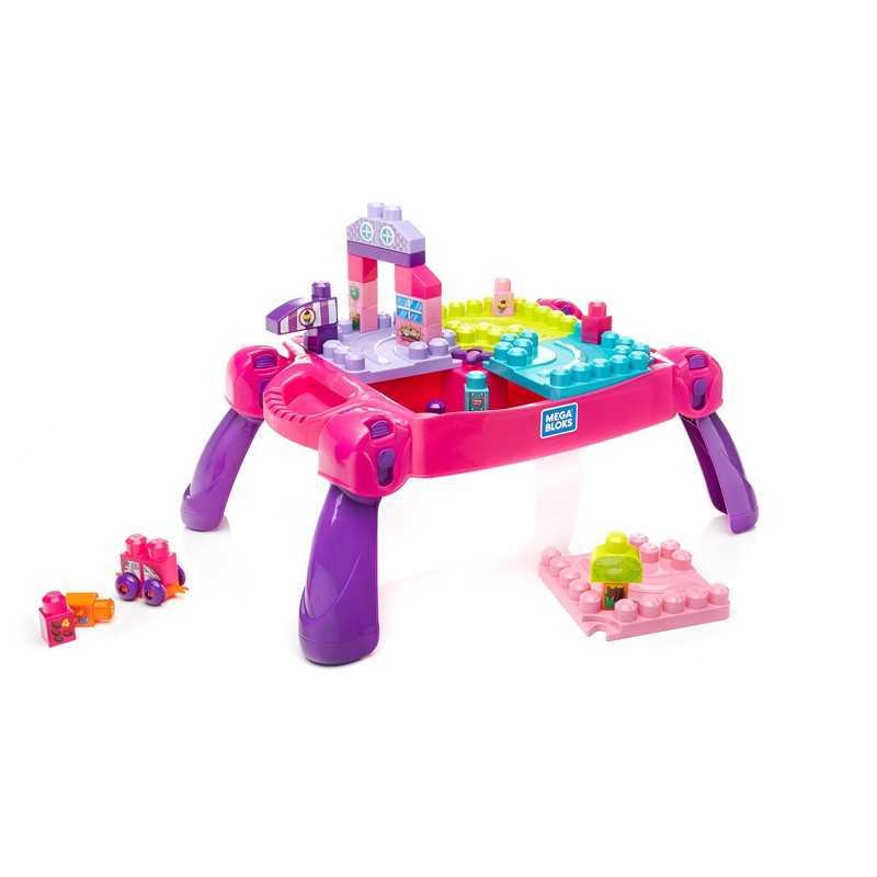 La Table d'apprentissage rose Mega Bloks La Table d'apprentissage rose Mega Bloks