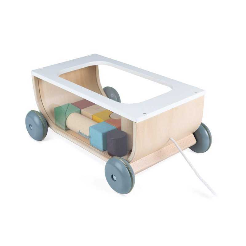 Chariot de Cubes Sweet Cocoon en bois Janod Chariot de Cubes Sweet Cocoon en bois Janod