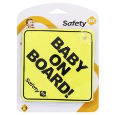 Baby on board sign Safety 1st