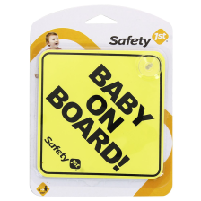 Baby on board sign - Safety 1st Baby on board sign - Safety 1st