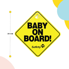 Baby on board sign - Safety 1st Baby on board sign - Safety 1st