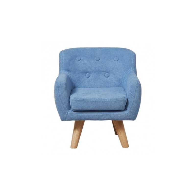 Fauteuil enfant confortable bleu Babygloo Fauteuil enfant confortable bleu Babygloo