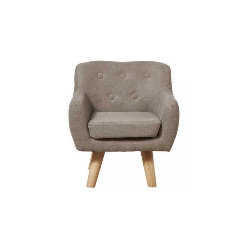 Fauteuil enfant confortable gris Babygloo Fauteuil enfant confortable gris Babygloo