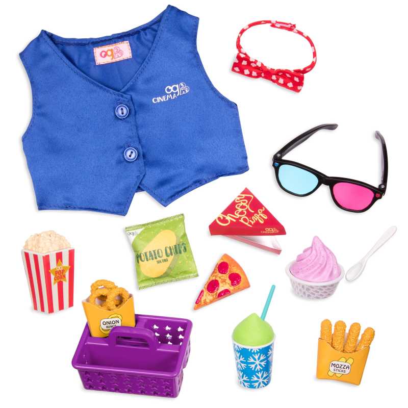 Accessoires cinéma - pop corn Our generation Accessoires cinéma - pop corn Our generation