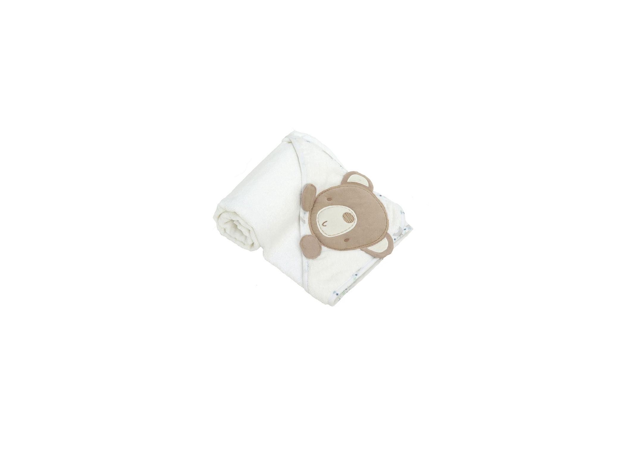 Cape de bain à capuche bébé Little Star Silvercloud Cape de bain à capuche bébé Little Star Silvercloud