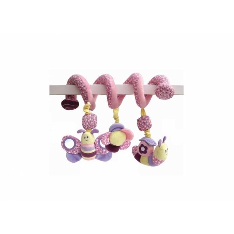 Spirale d'activités pour bébé Papillon Rose Spirale d'activités pour bébé Papillon Rose