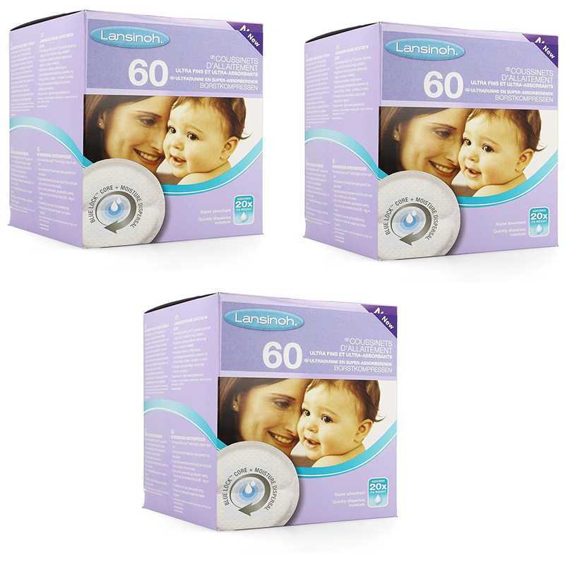 Lot de 180 coussinets d'allaitement jetables Lansinoh Lot de 180 coussinets d'allaitement jetables Lansinoh