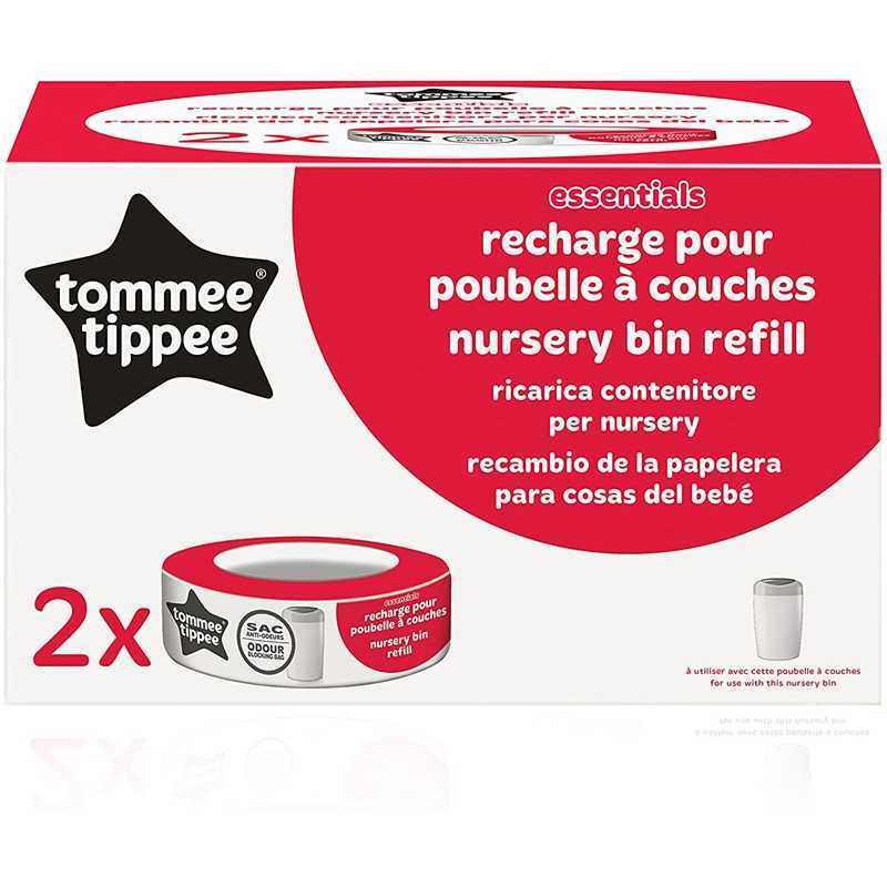 Poubelle à couches Tommee Tippee + 2 recharges
