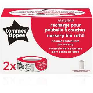 Tommee Tippee Pack de 2 Recharges pour Poubelles à Couches Essentiel et Simplee