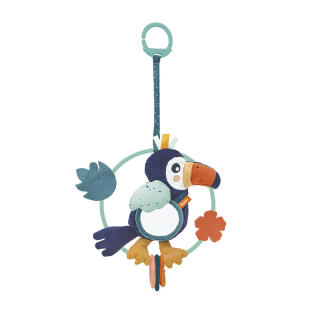 Hochet Miroir Jungle Alban Le Toucan - Kaloo