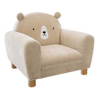 Fauteuil Enfant avec Oreilles d'Ours Beige - Atmosphera For Kids