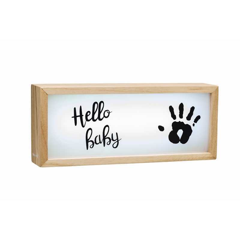 Cadre empreinte famille Couleur bois Baby Art