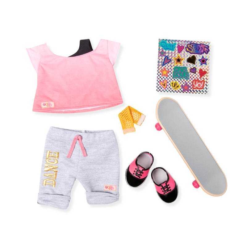 Tenue Classique Skate Rose Our Generation Tenue Classique Skate Rose Our Generation