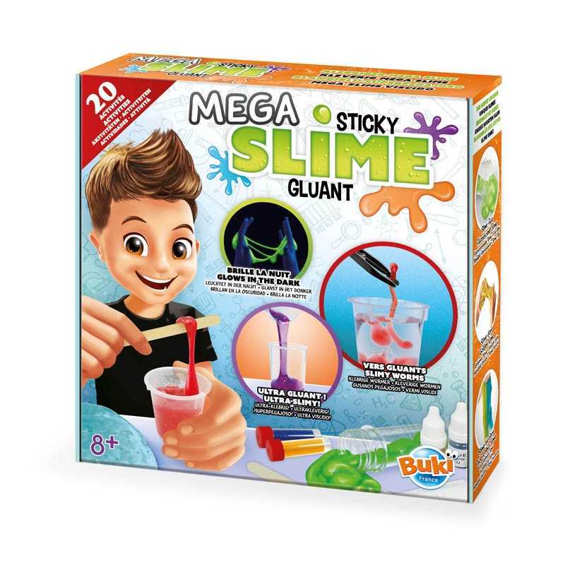 Méga Slime Gluant 20 activités 8+ - Buki