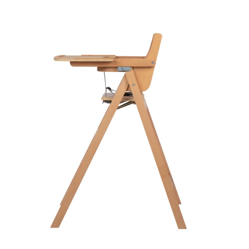Chaise haute pliante en bois Nordik Naturel de Safety 1st