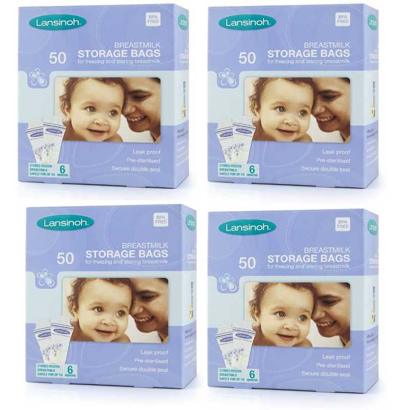 Lot de 200 sachets de conservation de lait maternel Lansinoh Lot de 200 sachets de conservation de lait maternel Lansinoh