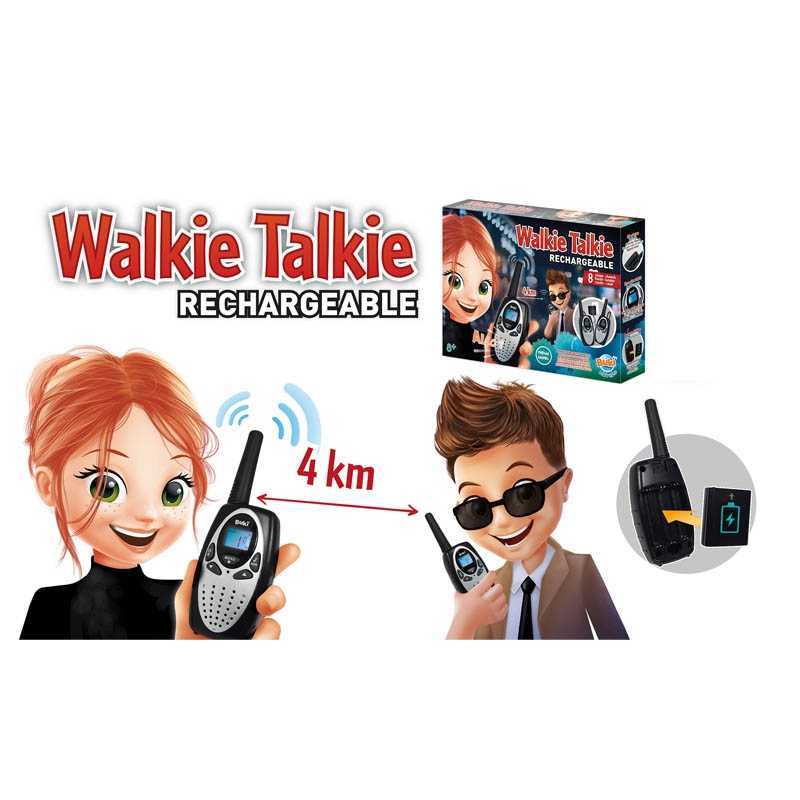 Talkie Walkie Rechargeable Buki : King Jouet, Talkie Walkie Buki