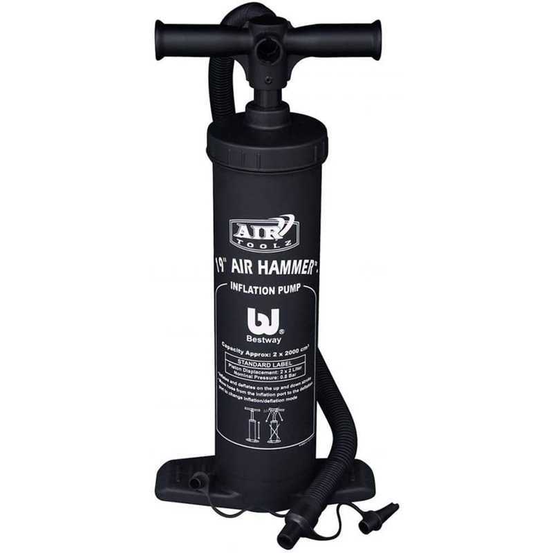 Pompe a air manuel 3 valves 48 cm Bestway