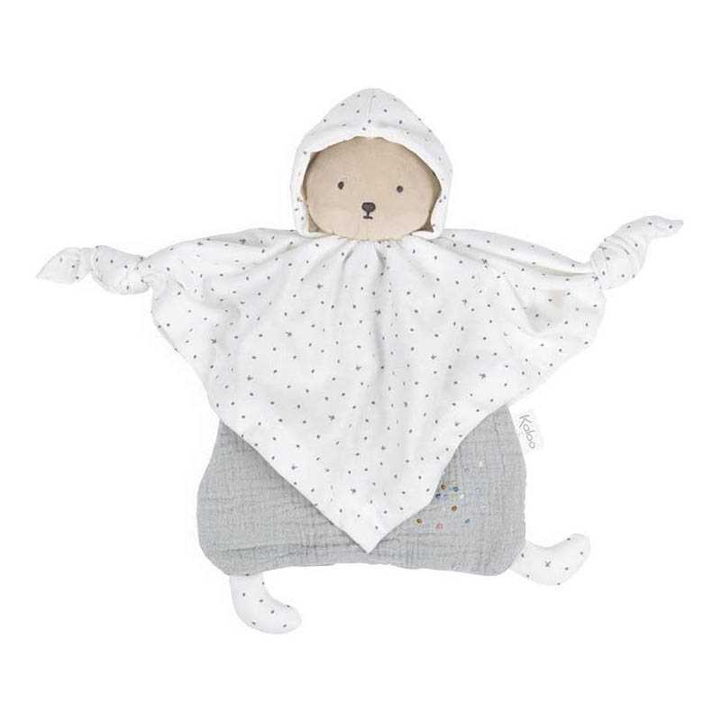Ours Doudou en coton bio Gris Kaloo Ours Doudou en coton bio Gris Kaloo