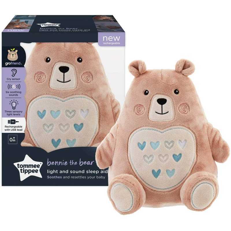 Berceuse Lumière & Son Beanie L'ours Tommee Tippee Berceuse Lumière & Son Beanie L'ours Tommee Tippee