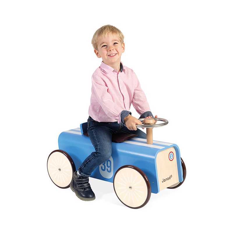Porteur voiture enfant Bleu - Janod