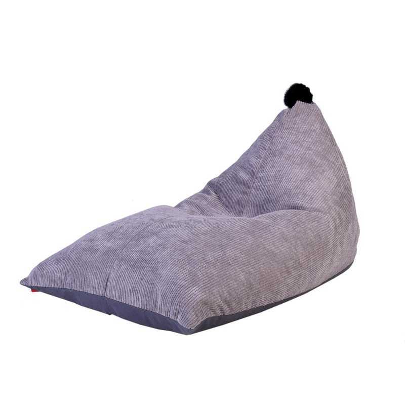Pouf Velours Cotele Gris Malo Home Deco Kids Pouf Velours Cotele Gris Malo Home Deco Kids