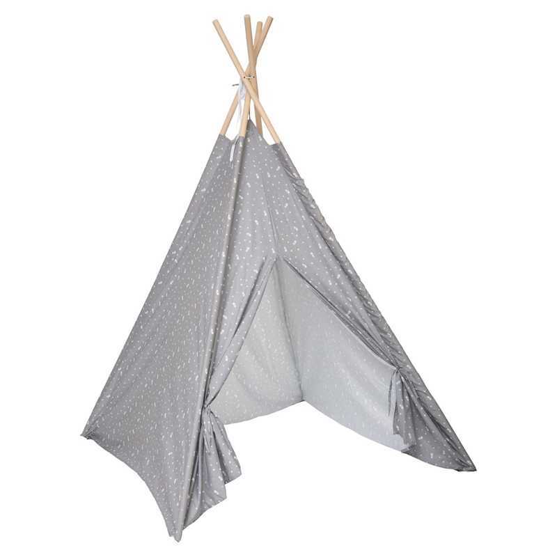 Tipi deco enfant H160cm GRIS Fonce Atmosphera Tipi deco enfant H160cm GRIS Fonce Atmosphera