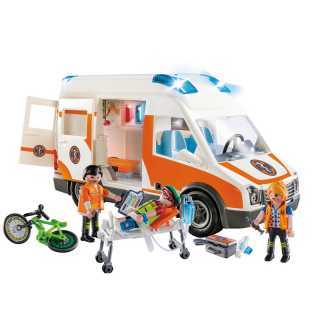 Ambulance Playmobil City avec Lumière et Sons
