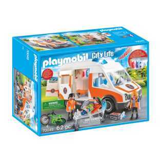 Ambulance Playmobil City avec Lumière et Sons