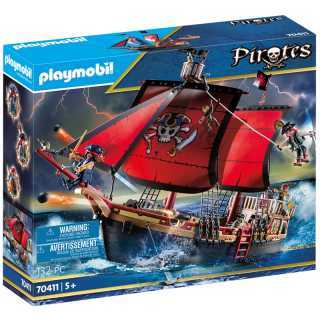 Bateau Pirate 132 pièces Playmobil