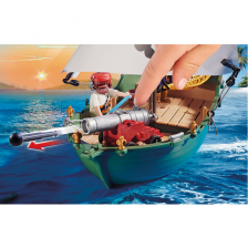 Navire Pirate avec moteur sous-marin Playmobil
