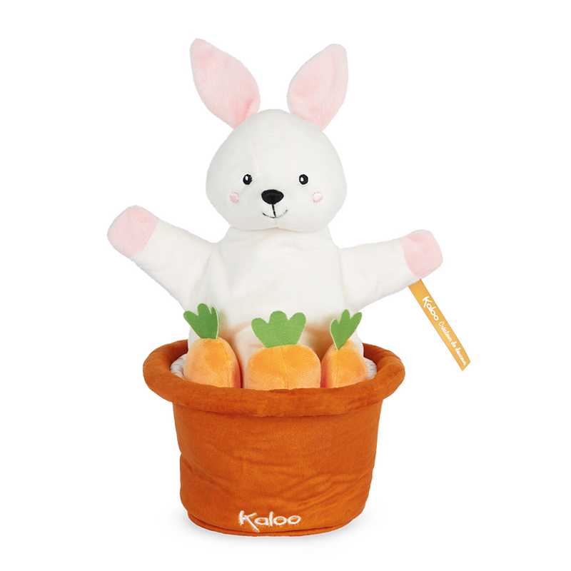 Peluche Marionnette Lapin Surprise Kaloo Peluche Marionnette Lapin Surprise Kaloo