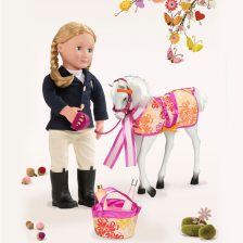 Cheval Poulain 30 cm Lipizzan - Our Generation Cheval Poulain 30 cm Lipizzan - Our Generation