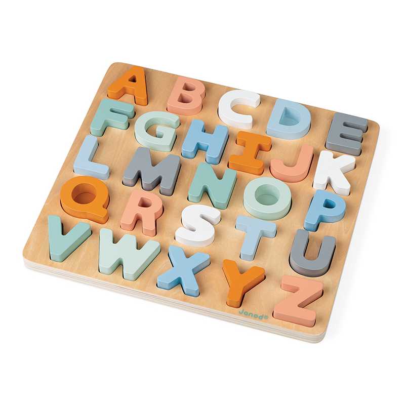 Puzzle Alphabet Sweet Cocoon en Bois Janod