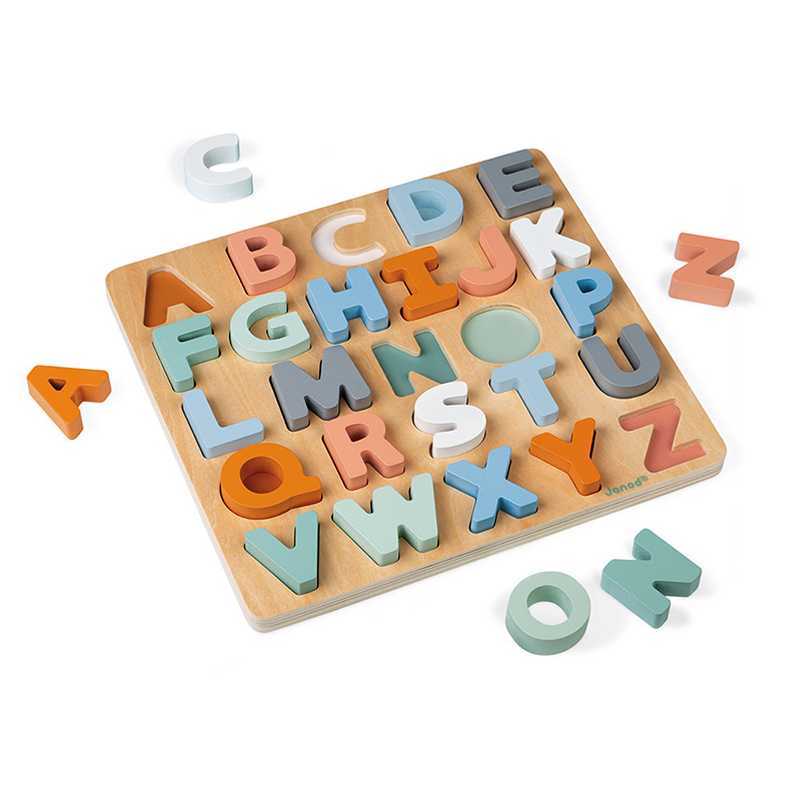 Puzzle Alphabet Sweet Cocoon en Bois Janod