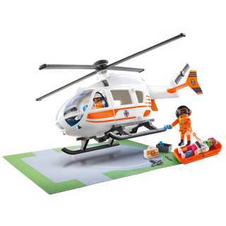 Hélicoptère avec équipe médical Playmobil City